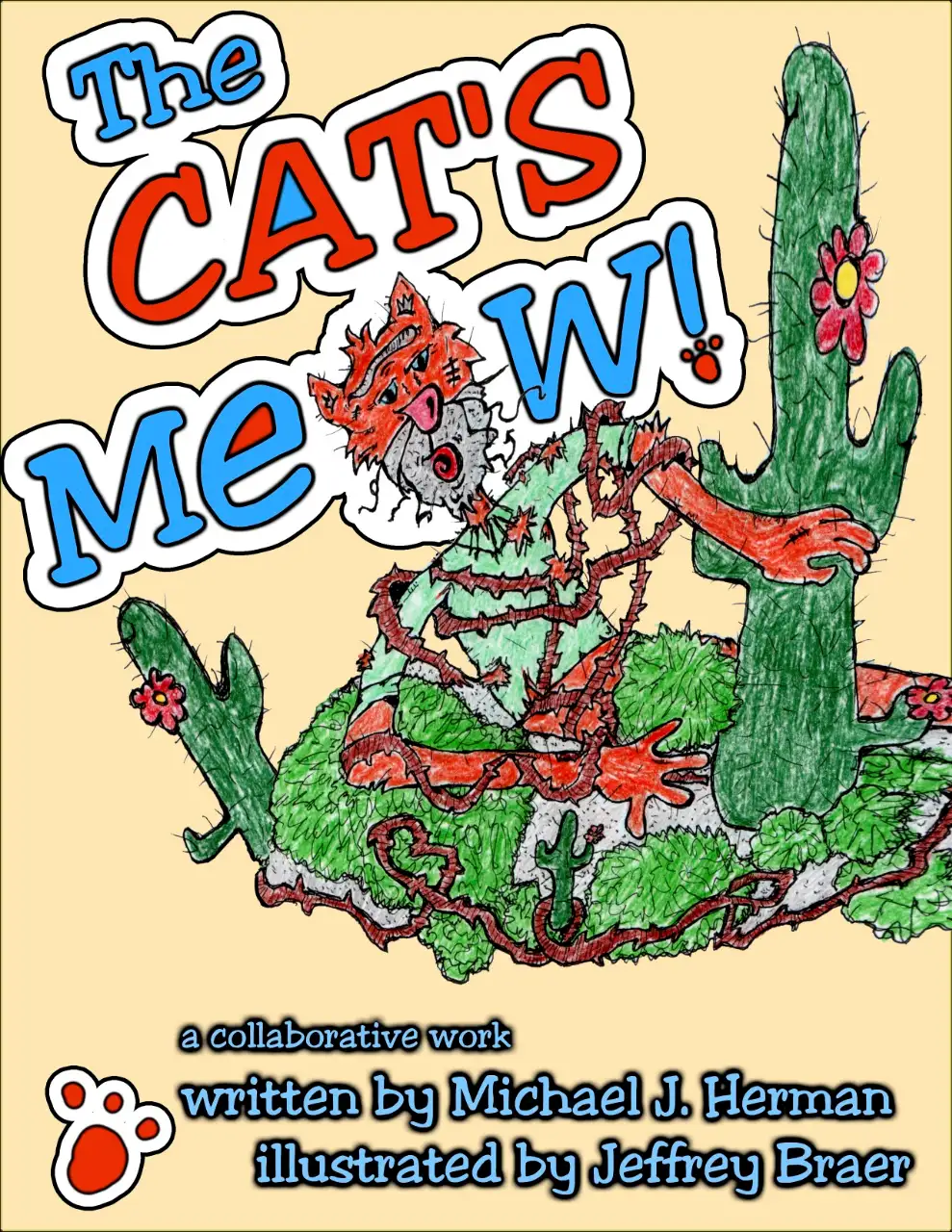 Main Image Supporting the Content of The Cat's Me-oe Children's Book  E-book